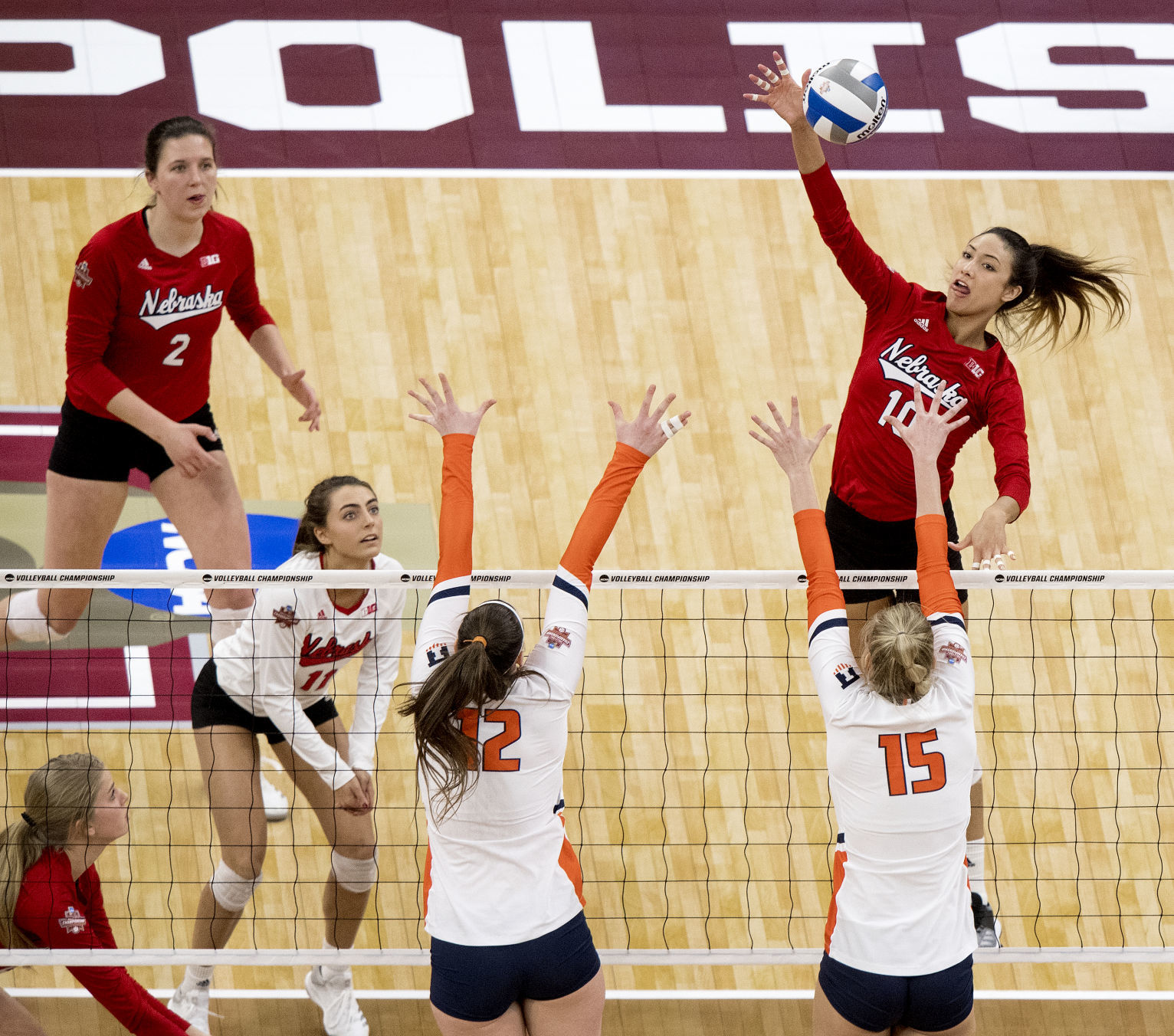 Nebraska volleyball vs. Illinois, 12.13